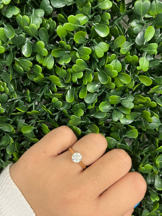 14K YG Engagement Ring